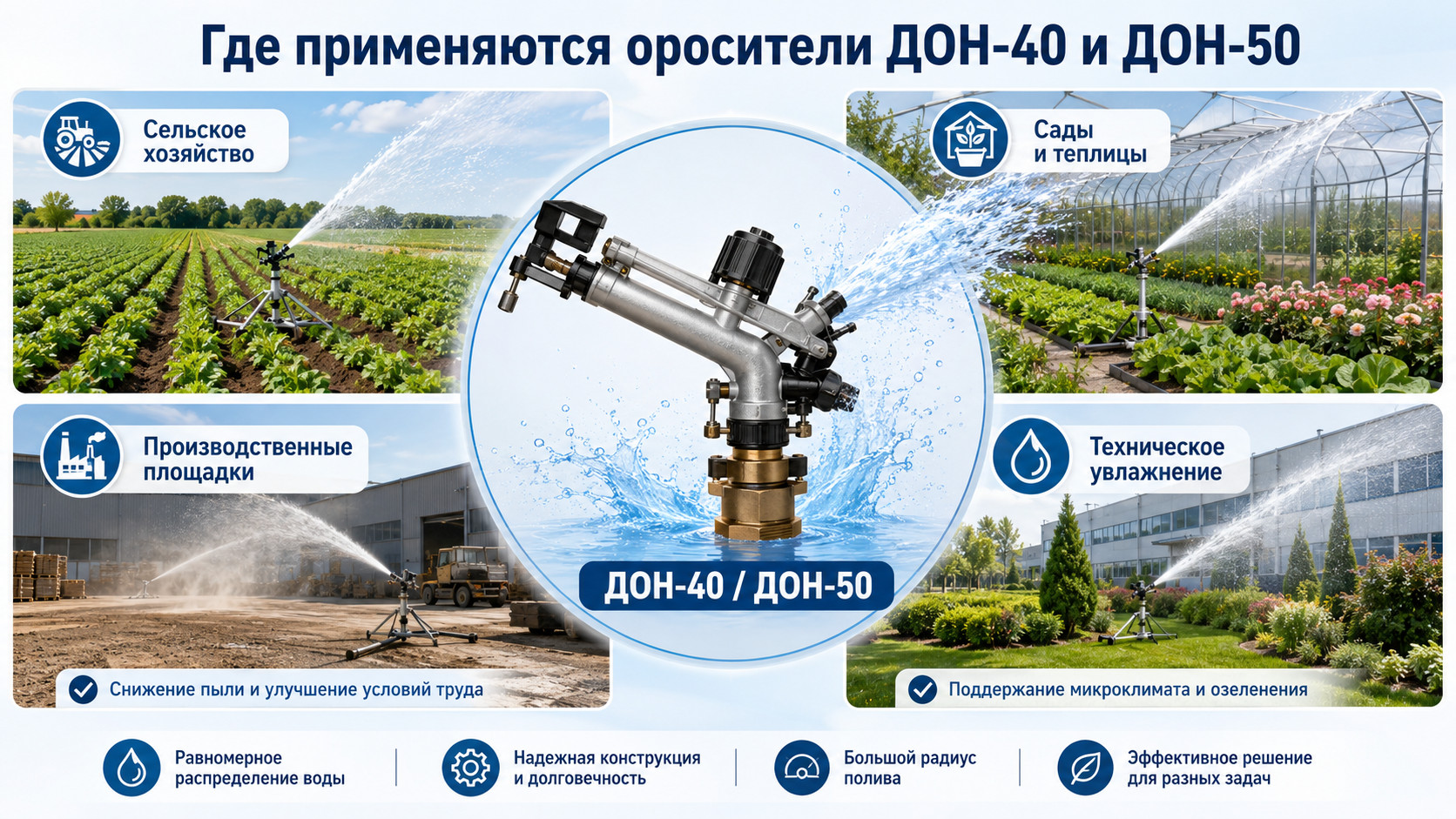ороситель ДОН-40, ороситель ДОН-50, дождеватель ДОН, ороситель для полива, дождевальное оборудование, полив участка, оборудование для орошения, cпринклер для полива ороситель ДОН-40, ороситель ДОН-50, дождеватель ДОН, ороситель для полива, дождевальное оборудование, полив участка, оборудование для орошения, cпринклер для полива